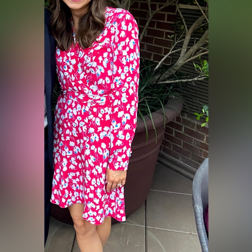 Equipment Collie Floral Silk Dress - Picture 2 of 8